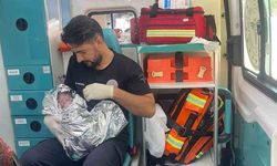 Urfa'da ambulansta bir doğum gerçekleşti