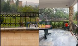 Şanlıurfa’da yaz sıcağında kışı aratmayan görüntü