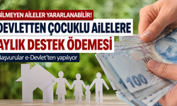 Çocuklu Ailelere Devlet Desteği! Aylık Ödeme 13 Bin 472 TL’ye Çıkıyor