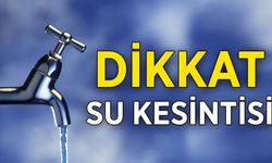 Urfa'da 6 mahalle ve OSB'de sular kesilecek