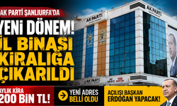 AK Parti Şanlıurfa İl Binası Kiralığa Çıkarıldı!