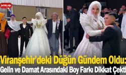 Viranşehir’deki Düğün Gündem Oldu: Gelin ve Damat Arasındaki Boy Farkı Dikkat Çekti