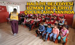 HALİLİYE BELEDİYESİ UZMAN EKİPLERİYLE ÇOCUKLARIN YANINDA
