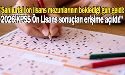 "Şanlıurfalı ön lisans mezunlarının beklediği gün geldi: 2026-KPSS Ön Lisans sonuçları erişime açıldı!"