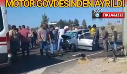 Urfa’da feci kaza!