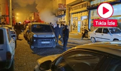 Evren Sanayi sitesinde yangın!