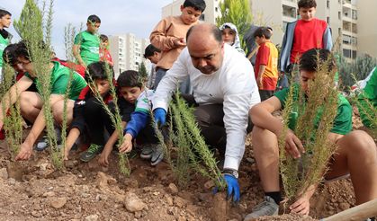 Başkan Çiftçi doğayı seviyor...