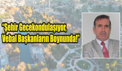 Mehmet Canbeyli’den Belediyelere Sert Eleştiri!