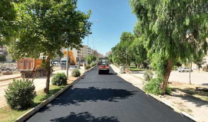 Urfa Büyükşehirden Viranşehir'e asfalt atağı