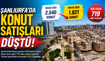 Urfa’da konut satışları düştü!