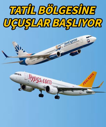 Urfalılara güzel haber! Tatil bölgesine uçuşlar başlıyor