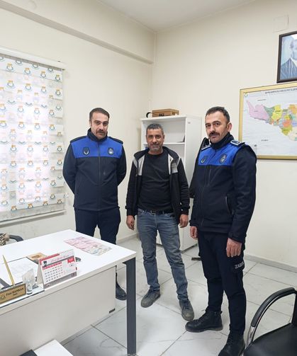 Haliliye Zabıtasından örnek davranış