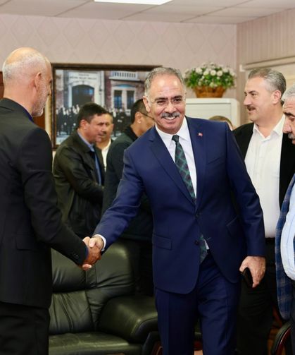 Başkan Kuş ensaf odası başkanlarını ziyaret etti