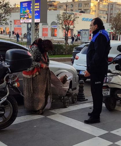 Haliliye Belediyesi’nden Dilenci Operasyonu