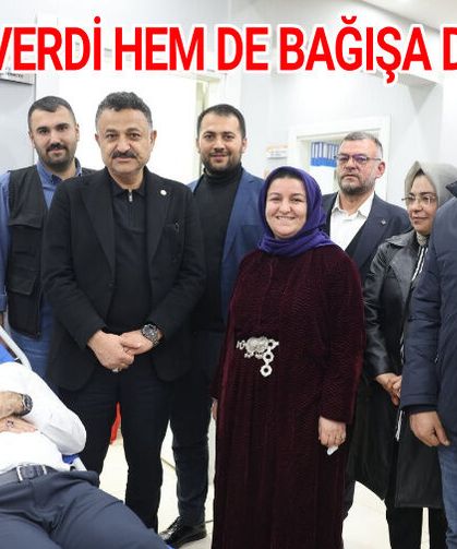 Kızılay'a kan bağışında bulundular