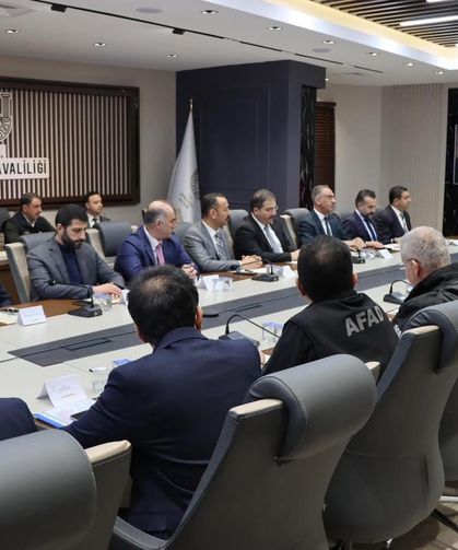 Şanlıurfa’da sel sonrası kritik toplantı