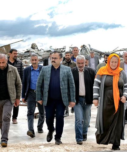 Başkan İnan bir an olsun sahadan ayrılmadı