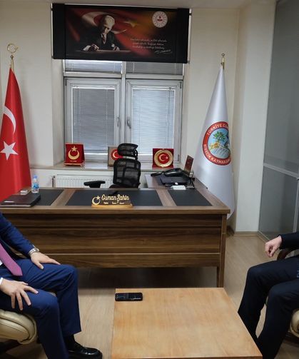 Birecik Başsavcısı Emre Us’tan Kaymakam Şahin’e Hayırlı Olsun Ziyareti