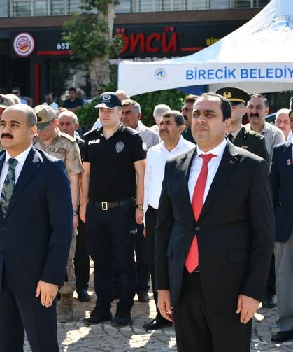 Birecik'in Kurtuluşunun 106. Yıl Dönümü Törenle Kutlandı