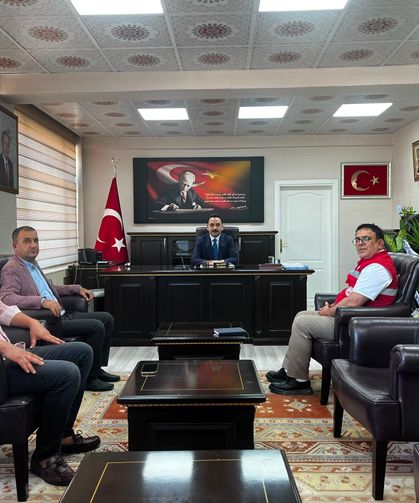 Hilvan Yerel Eylem Grubu'ndan Kaymakam Zafer Şahin'e Ziyaret