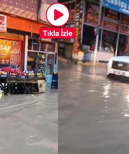Suruç'ta sağanak yağış etkili oluyor