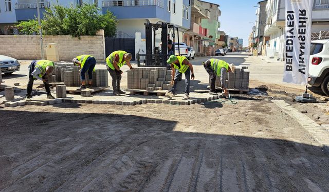Viranşehir'de üst yapı çalışmaları sürüyor