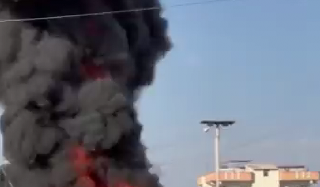 Urfa'da Korkutan Yangın