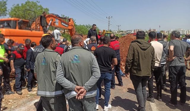 Urfa'da kanalizasyon kazan işçi hayatını kaybetti
