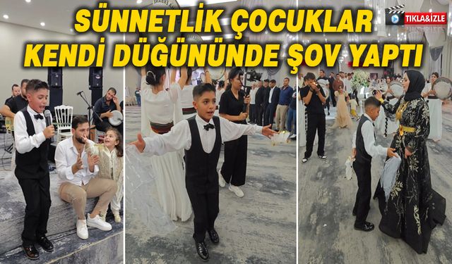 Böyle sünnet düğünü görülmedi...