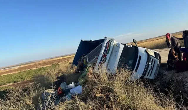 Urfa'da tarım işçilerini taşıyan kamyonet kaza yaptı!