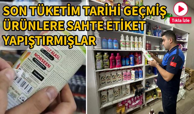 Urfa'daki bazı esnaflar yine sahtekarlık peşindeydi