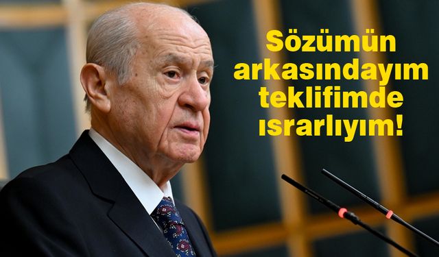 Bahçeli bir kez daha Öcalan'a seslendi...