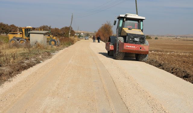 Karaköprü'de asfalt öncesi hazırlık