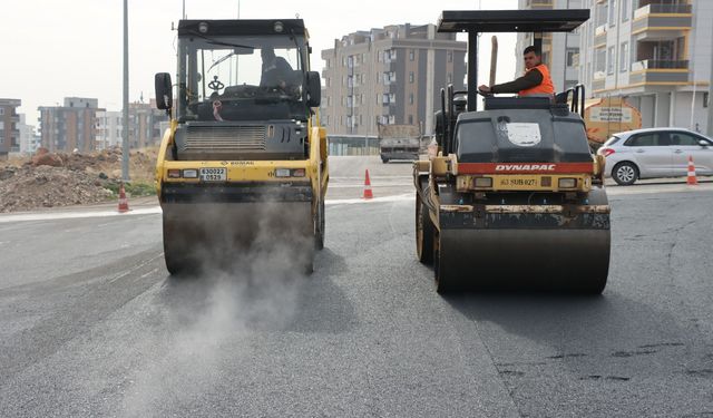 Batıkent mahallesine sıcak asfalt serimi başladı