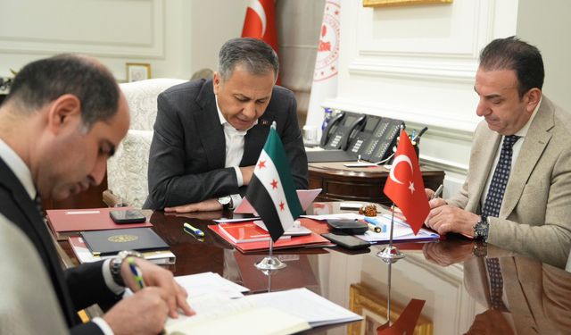 Ali Yerlikaya Suriyeli yeni mevkidaşını aradı