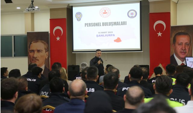 EGM Personel Başkanı Ali Süllü Urfa'da seminer verdi