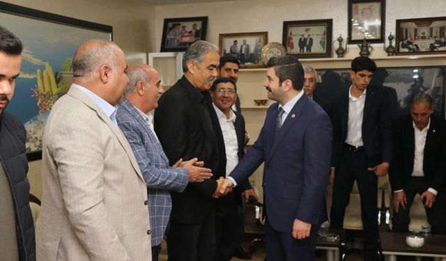 Eyyüpoğlu çiftçilerle bayramlaştı...