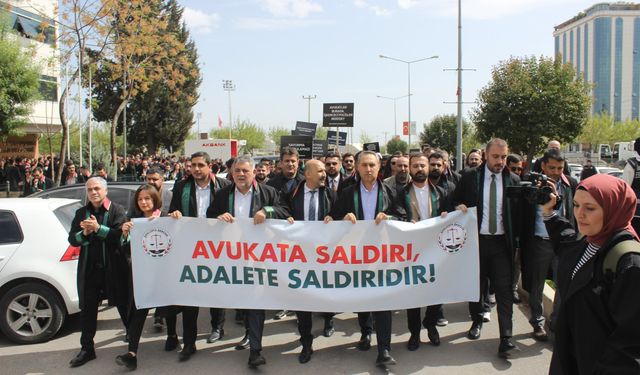 Urfa Barosu yürüyüş düzenledi