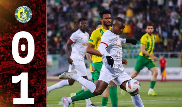 Urfaspor Yine Kaybetti