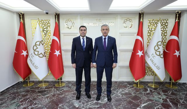 Urfa'nın baş müdüründen Mardin Valisine ziyaret
