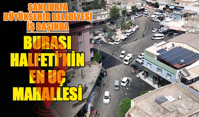 Şanlıurfa Büyükşehir Belediyesi iş başında
