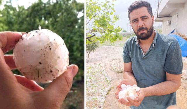 Dolu vuran 3 ilçede hasar büyük