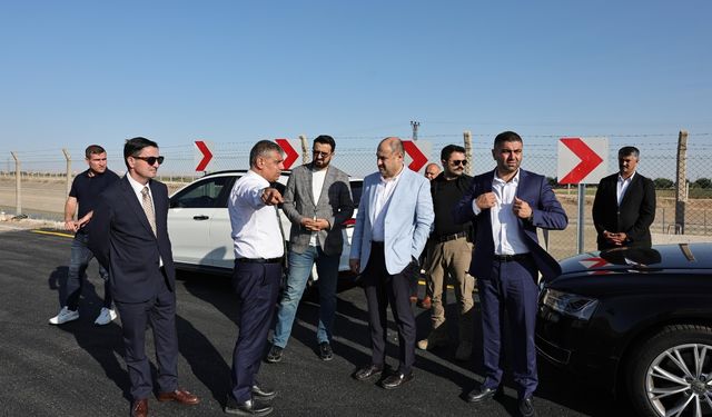 Başkan Gülpınar yeni yolda incelemelerde bulundu