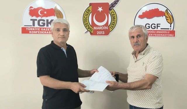 Mardin Gazeteciler Cemiyeti'nde güven tazelendi