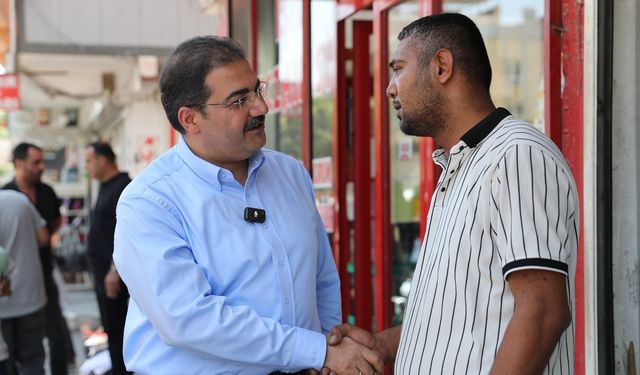 Başkan Canpolat esnaf ve vatandaşlarla buluştu