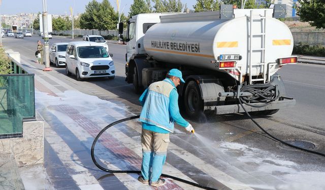 Haliliye Belediyesi dev araç filosuyla sahada