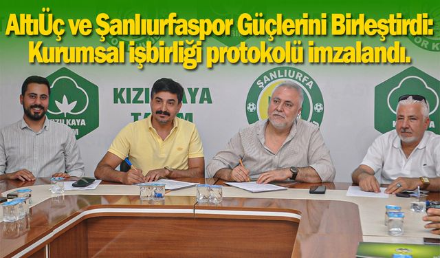 Şanlıurfaspor da Altıüç'ü tercih etti...