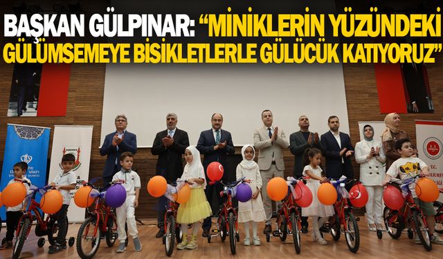 BÜYÜKŞEHİR, 700 BİSİKLETLE KUR’AN KURSU ÖĞRENCİLERİNE UNUTULMAZ SEVİNÇ YAŞATTI