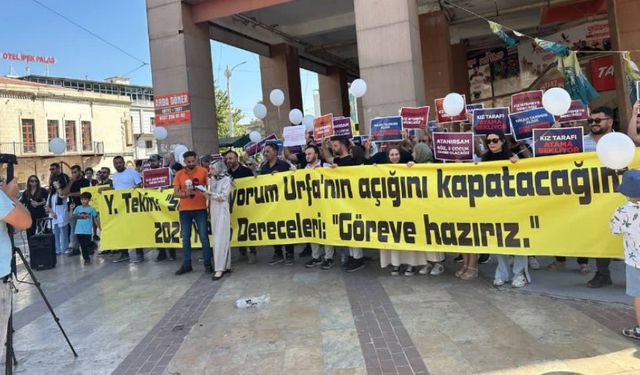 Şanlıurfa’da Atanamayan Öğretmenler Eylem yaptı