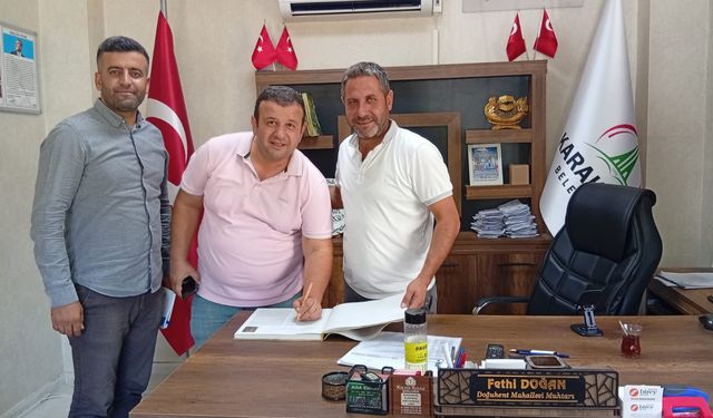 Karaköprü'de 3 mahalle kardeş oldu